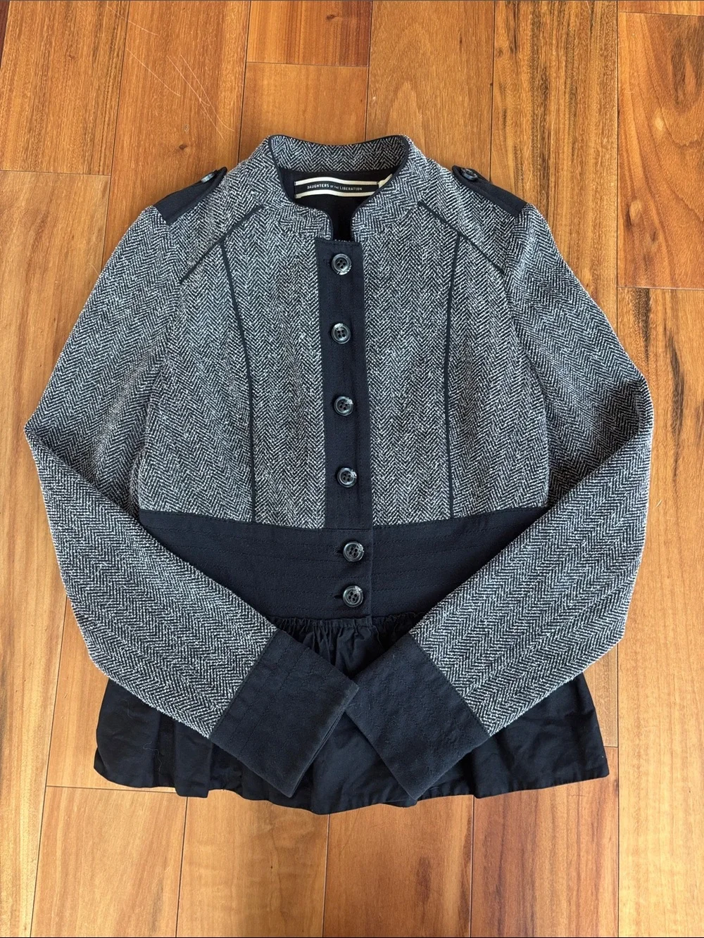 Anthropologie military style jacket